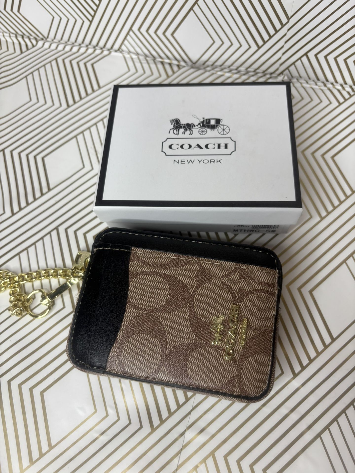 Coach Zip Card Case