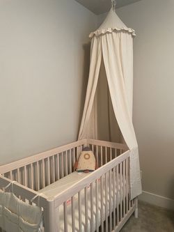 Babyletto Gelato 4-in-1 Baby Crib, Washed Natural & White