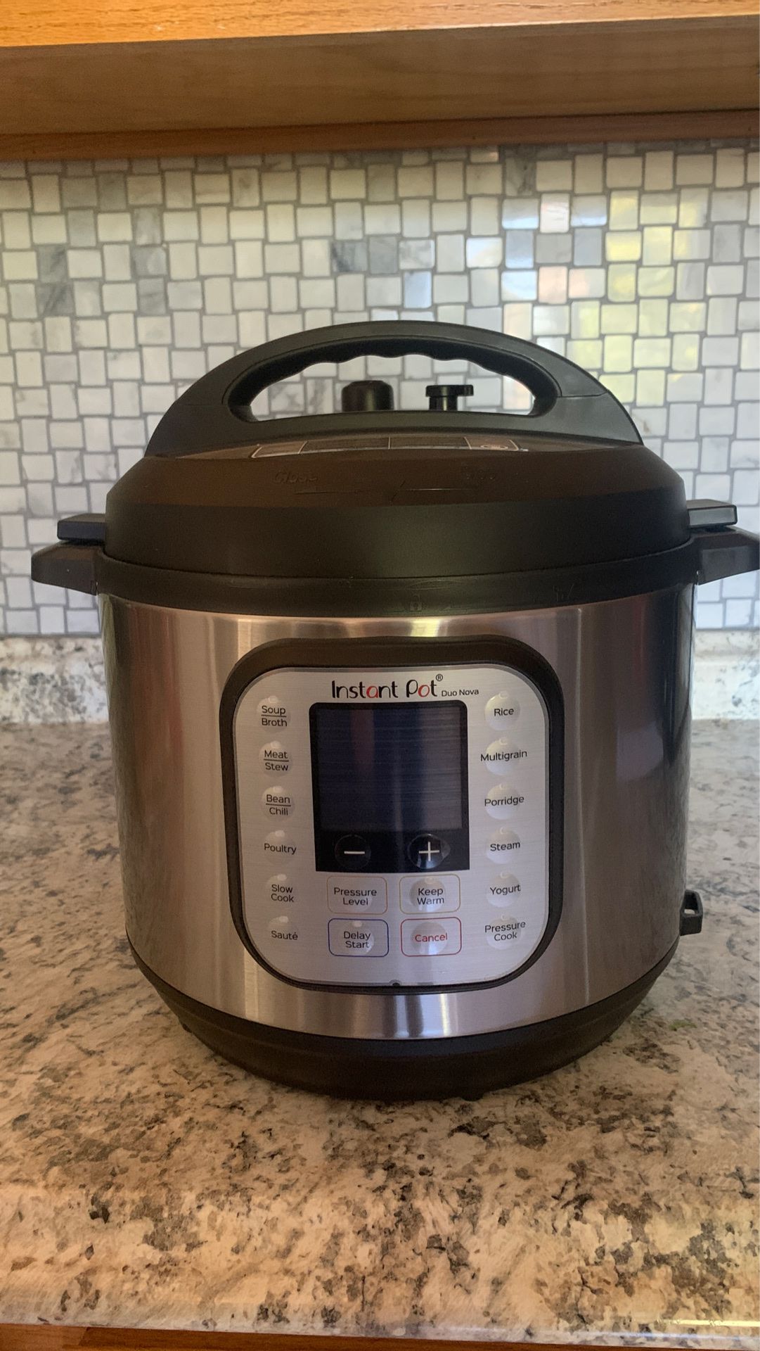 Instant pot duo nova 6 quart 7-in-1 one touch programmable pressure cooker with easy seal lid