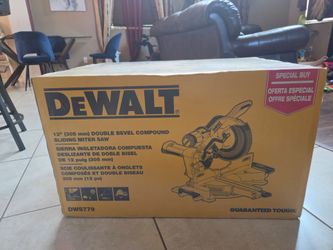 New 12 inch dewalt sliding miter saw