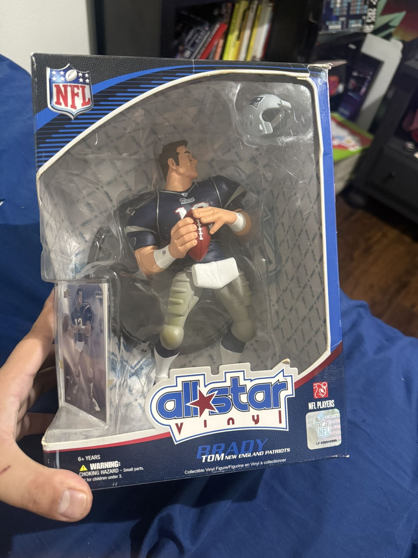 New Upper Deck NFL 11-Inch All-Star Vinyl New England Patriots Tom Brady