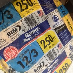 12/3 Romex Wire 250ft Electric Copper Wire 