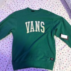 Green Vans crewneck