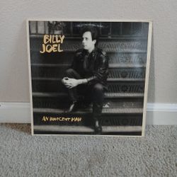 Billy Joel 1983 Innocent Man Uptown Girl Vintage Vinyl Record Album LP Rock Piano 