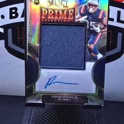 Pierre Strong Jr Rookie Patch Auto /99