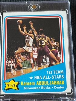 1971-72 Kareem Abdul-Jabbar NBA All-Stars Basketball Card