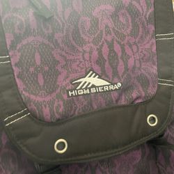 High Sierra fashion back pack 