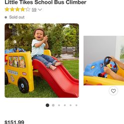 Little Tykes Bus w/Slide 