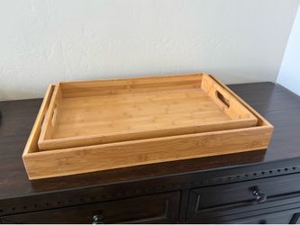 Wood trays