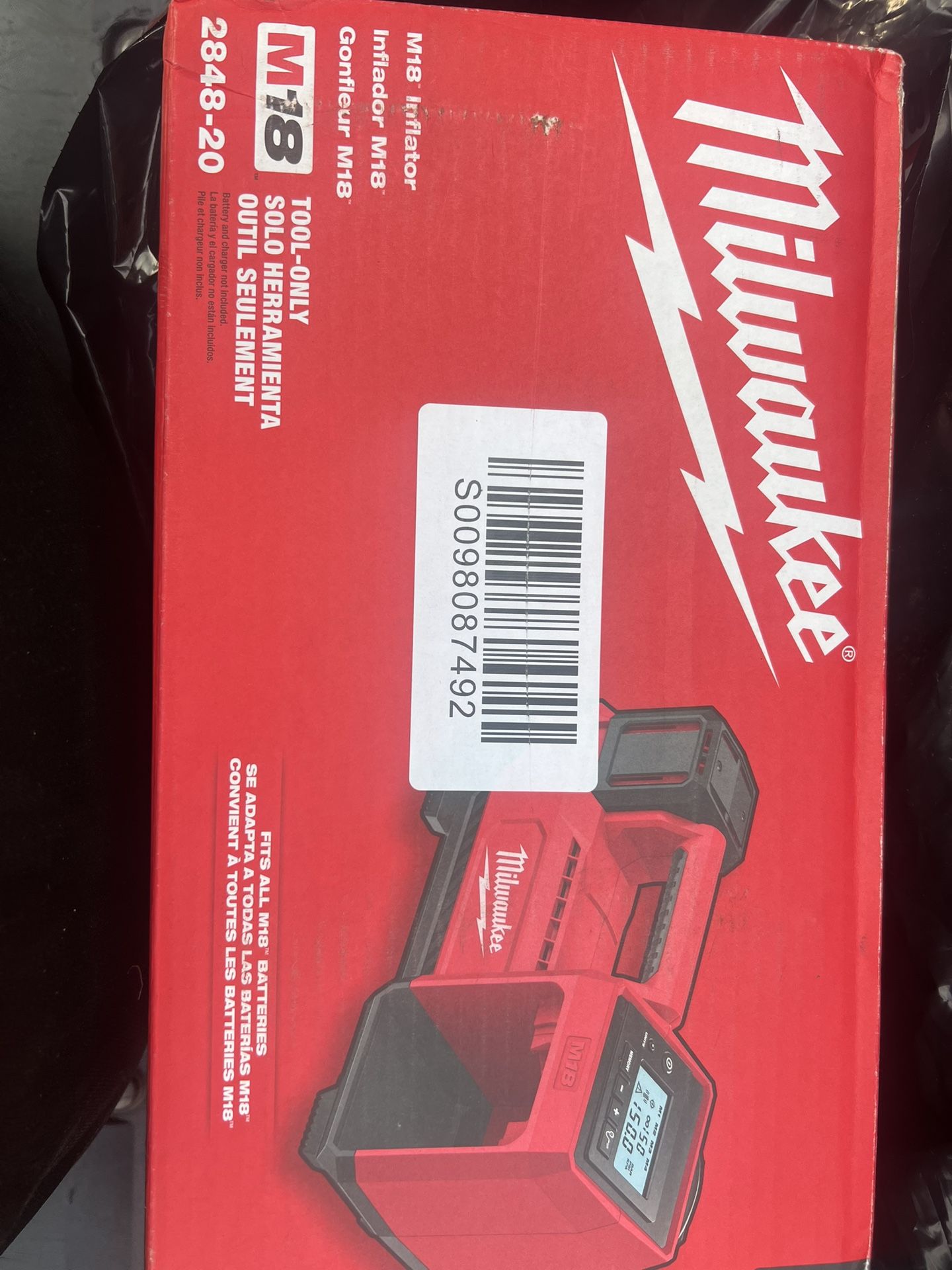 Milwaukee M18 Inflator
