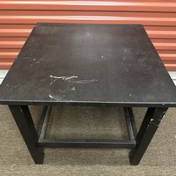 SMALL TABLE DESK BLACK WOOD HOME OFFICE FURNITURE LIVING ROOM