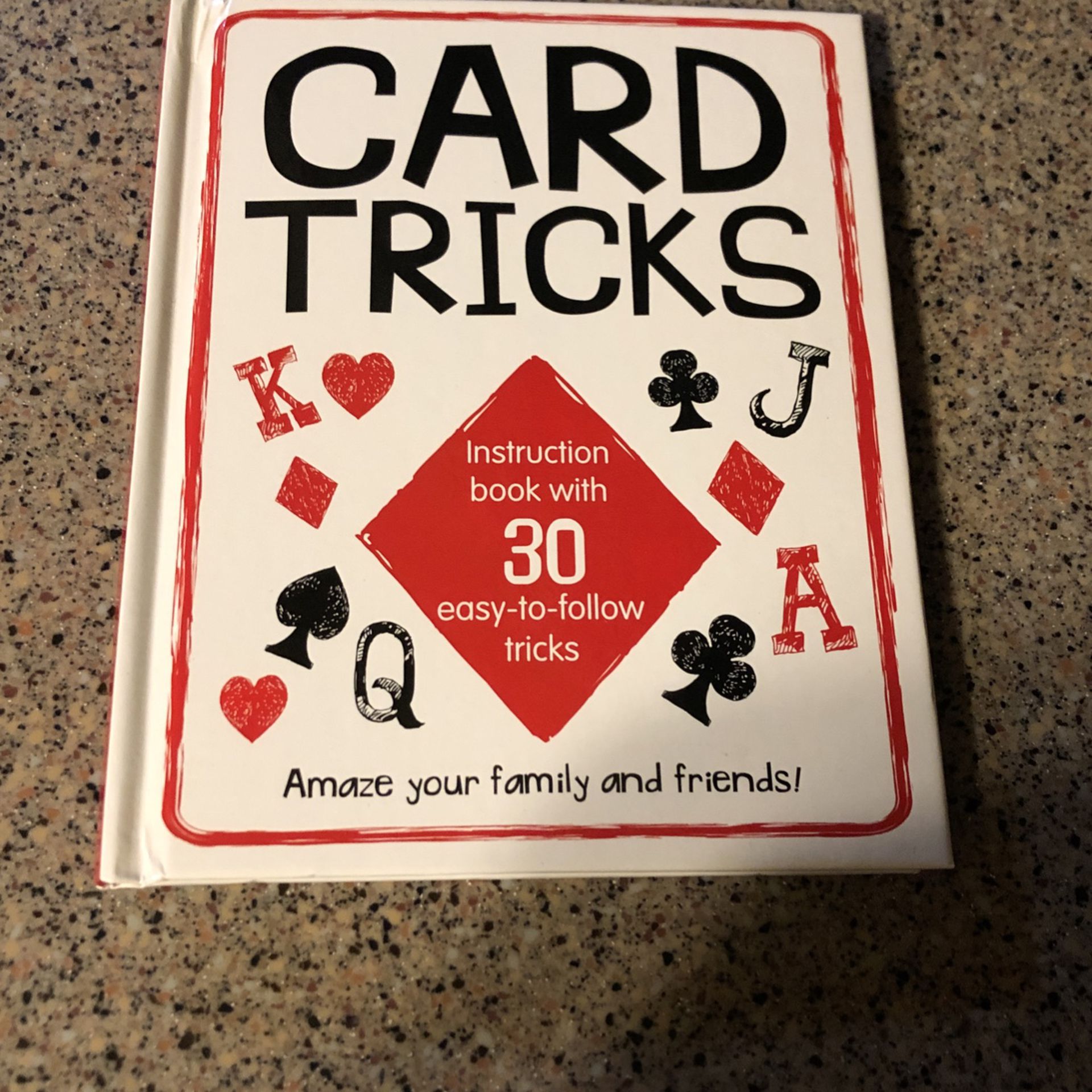 Magic card trick book