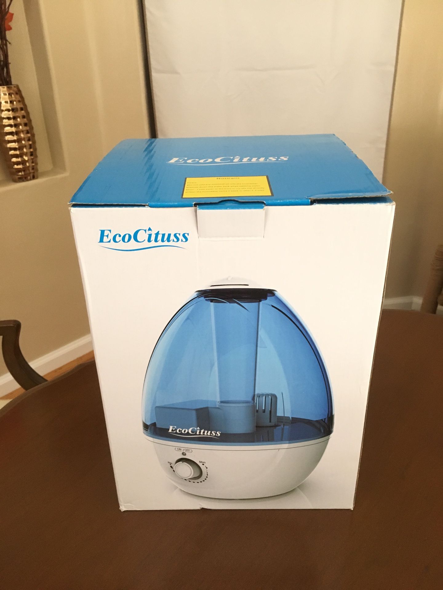 EcoCituss 4L Cool Mist Humidifier