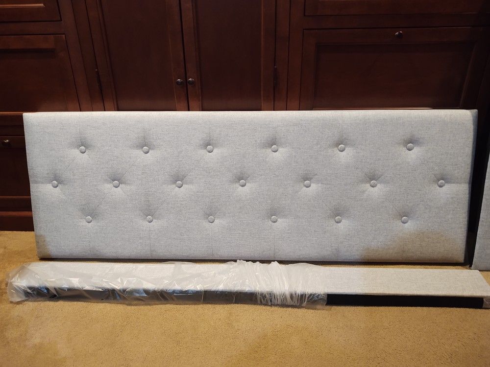 Gray Cushion Standard Bed Frame (Full Size?)