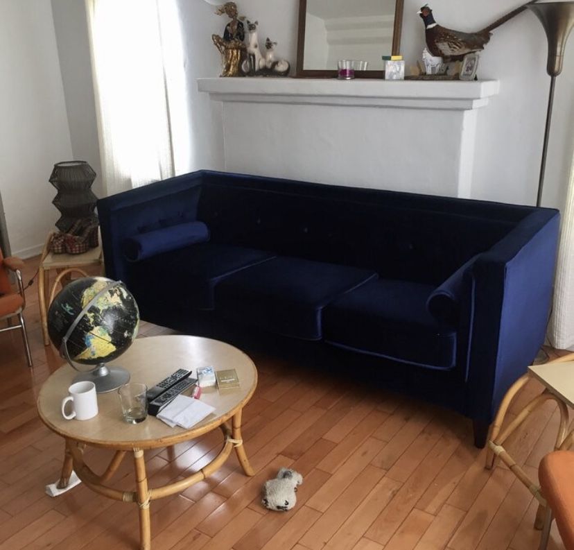 New Velvet Couch