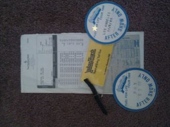 Judas Priest Rob Halford backstage passes Personally owned!