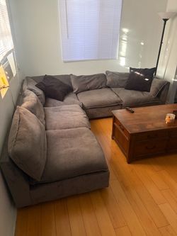 Gray 5 piece Sectional Sofa