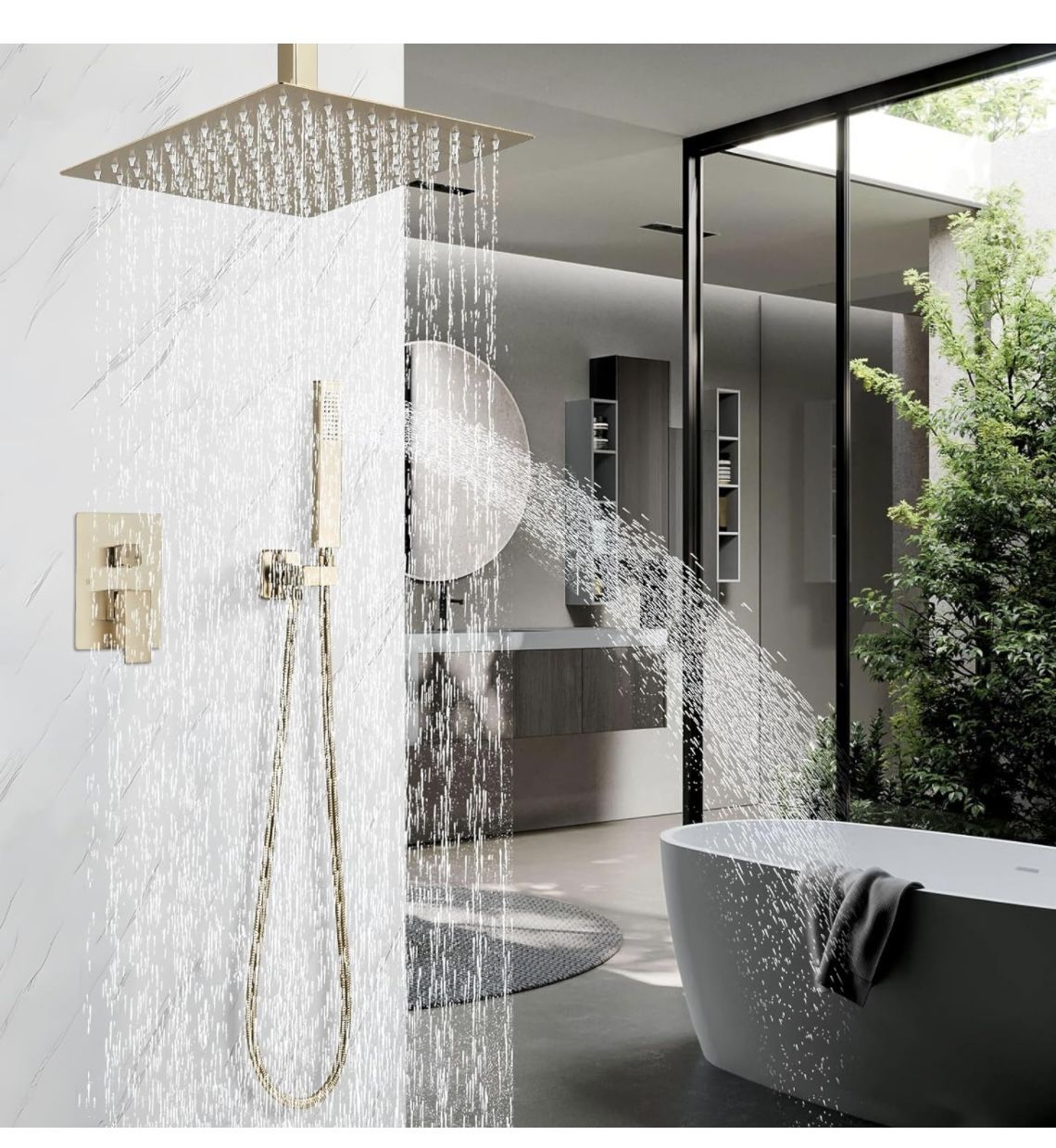 Gold Shower Set. Se Habla Español.,All Products : American Fashion Style Bags On Sale