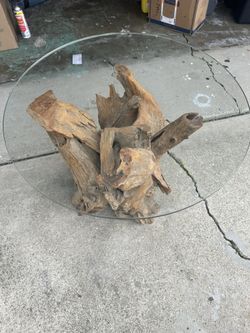 Crate and barrel, living room and table solid Woodburrow glass top. Please check out pictures.