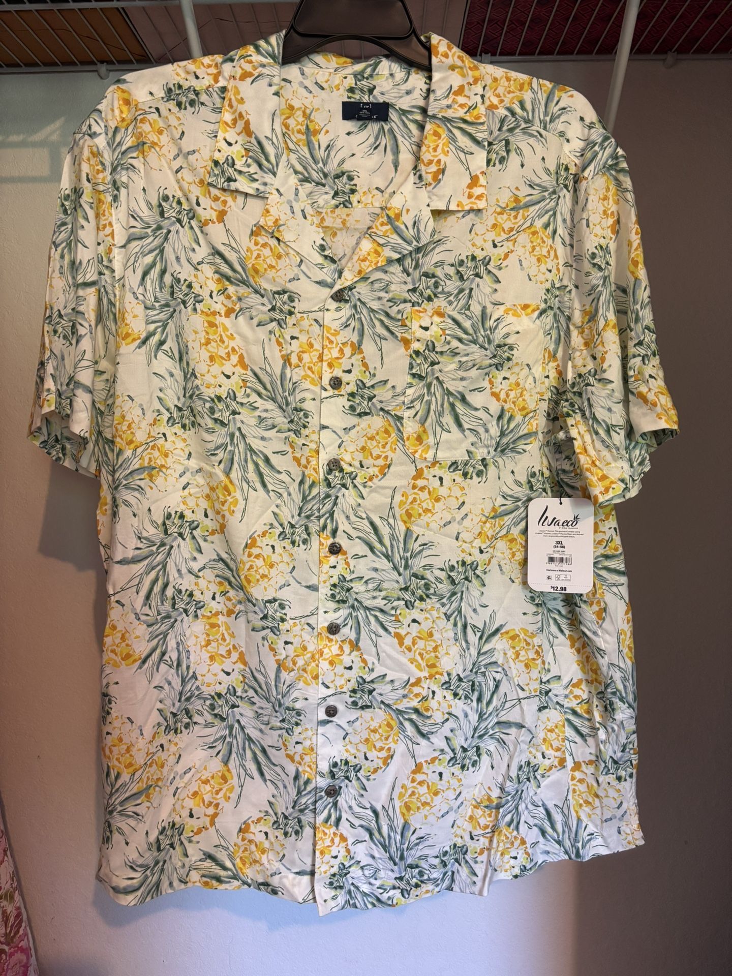 Tropical Button Down Shirt Men’s