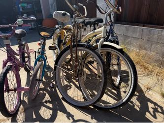 Bikes! A Bunch of Bicycles and an adult Tricycle!