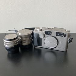 Contax G2 kit w/ 45mm & 28mm Lenses