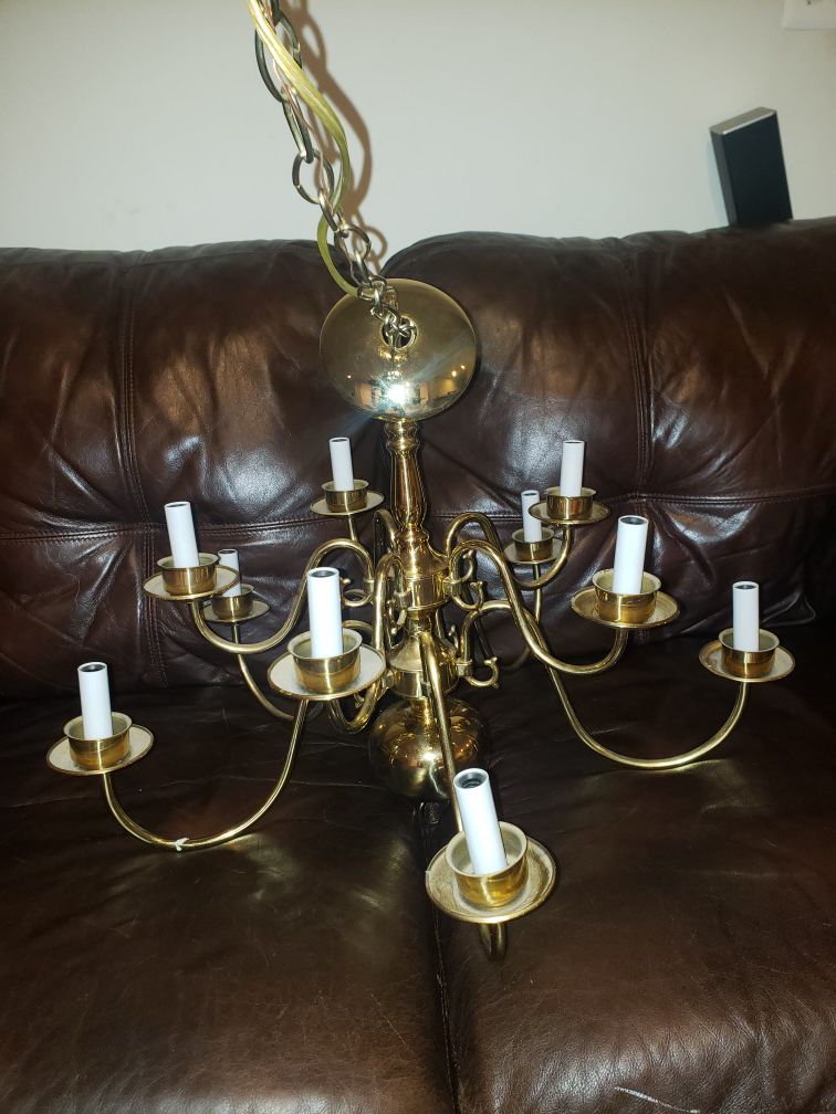 Gold chandelier light fixture best offer