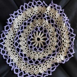 Hand made knit table decor/doilies
