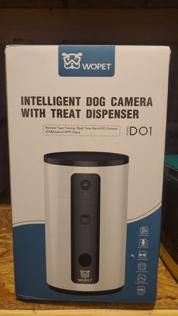 Intelligent dog camera with treat dispenser