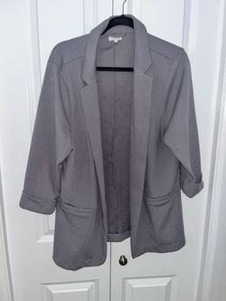 Maurices Slate Grey Blazer 1x