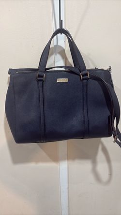 Kate Spade French Navy Blue Newbury Lane Loden Large Bag New Unused