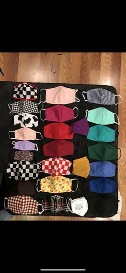 5 dollar handmade facemasks