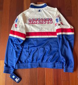 Men’s New England Patriots Starter Track Jacket - Size Medium
