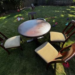 Dining Table With 4 Chairs 