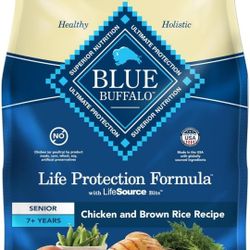 BRAND NEW..Blue Buffalo Life Protection Formula Senior Dry Dog Food,