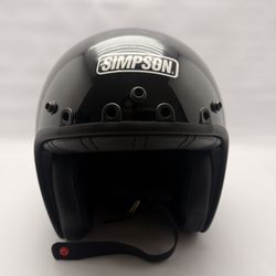 Chopper Style Simpson Helmet Medium