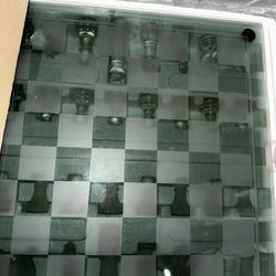 Glass Chess Set
