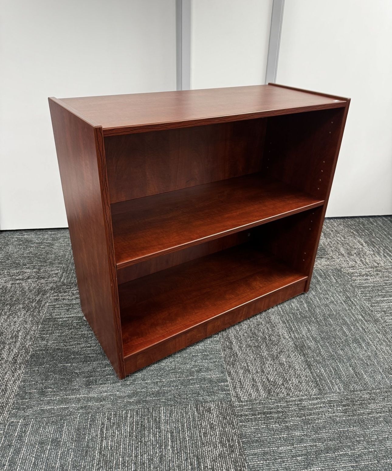 Great For Your Space! Used - 29" Cherry Laminate Bookcase w/ Adjustable Shelf