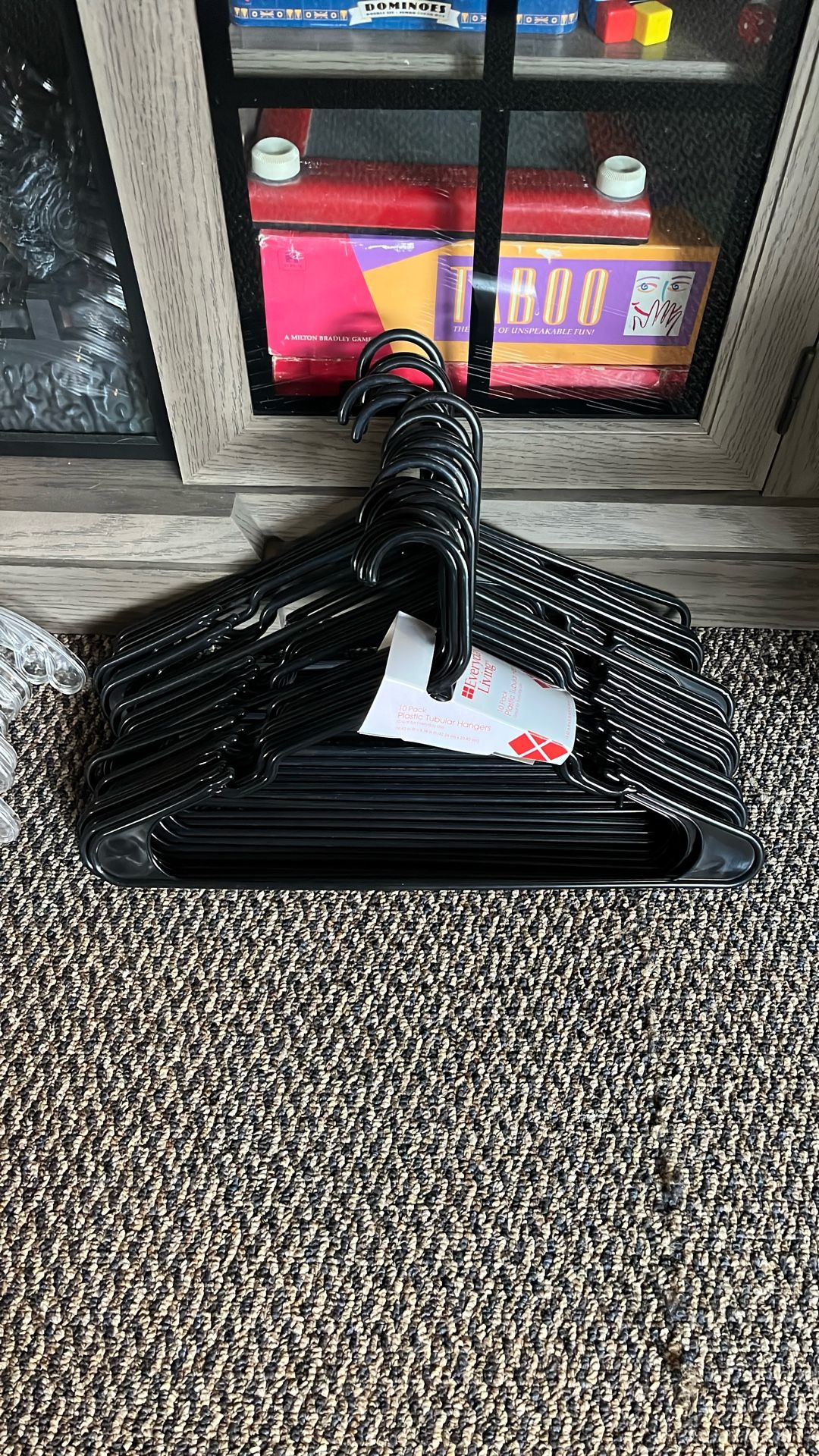 Plastic Black Hangers