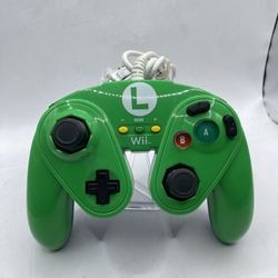 PDP Gamecube Style Classic Controller For Wii And Wii U | Luigi Style Design