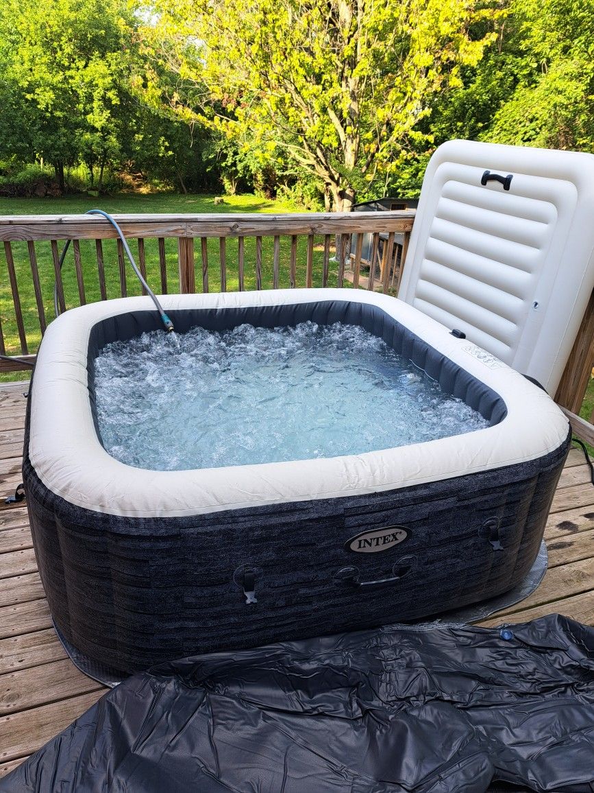 Intex Pure Spa Graystone