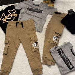 Kids Boys 2,3,4,5,6,,7,8,10,12 True Religion Outfit Sets