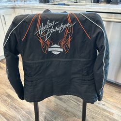 Woman’s small Harley Davidson Motorcycle Jacket