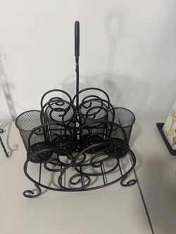 Metal utensil Holder/metal Plate Holddrs/metal Outdoor Hangers