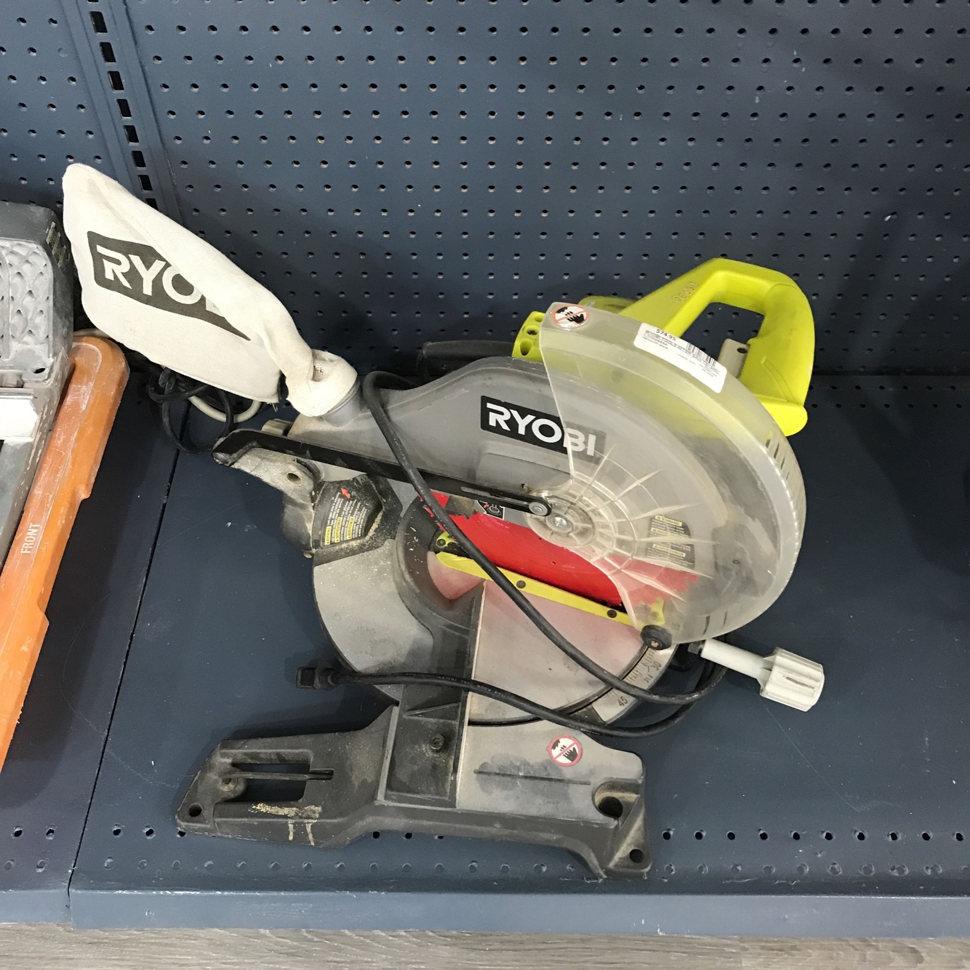 Ryobi TS1345L 14 Amp Corded 10 in. Compound Miter Saw With LED Cutline Indicator