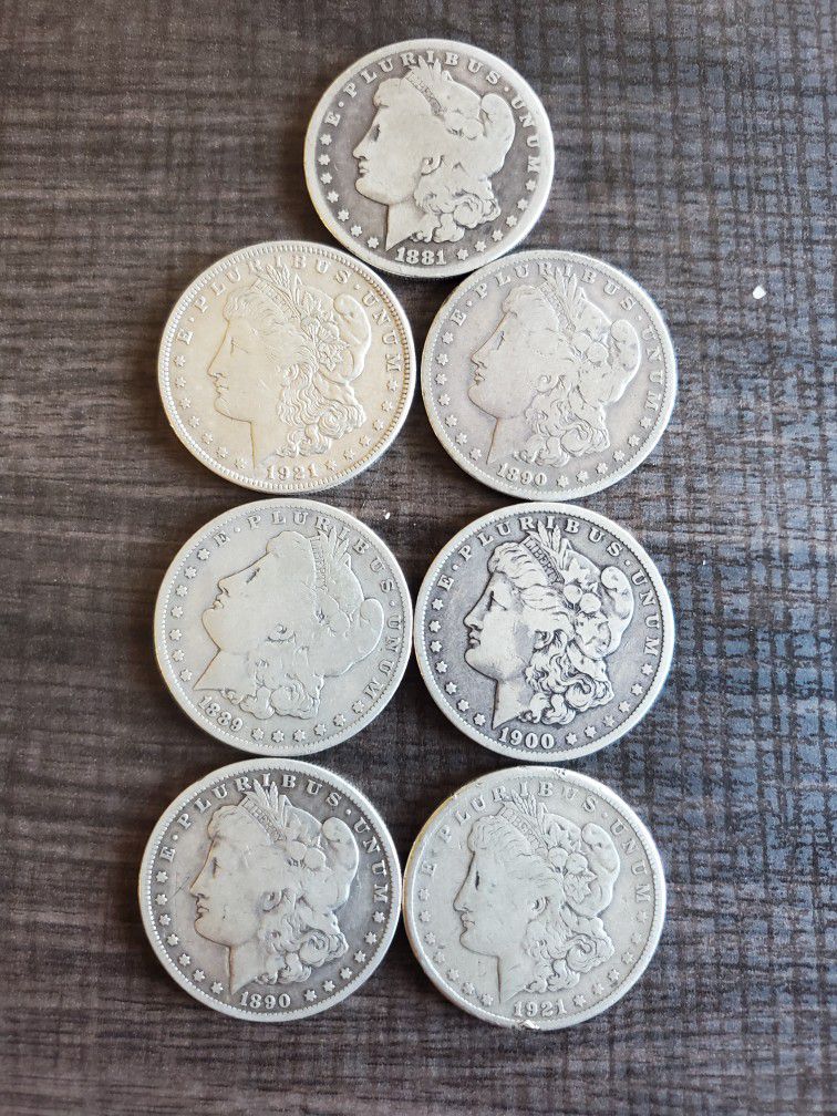 Lot Of Morgan Silver Dollars
