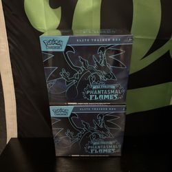 Pokemon Phantasmal Flames Etb X2 Lot