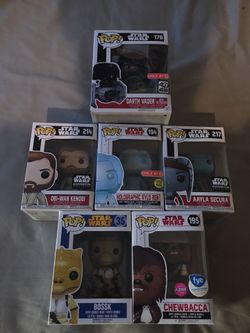 Star Wars Funko Pop Lot all 6 for $100