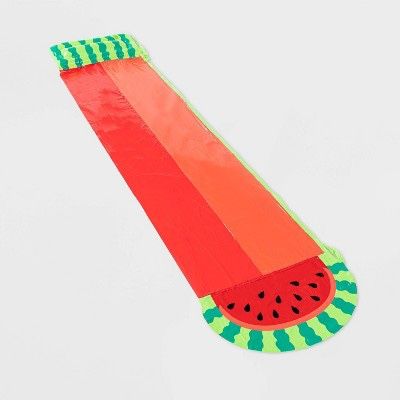 Brand New Dual Lame Watermelon Water Slide - Sun Squad