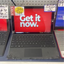 Microsoft Surface 1631 Tablet/laptop (12”) 128gb 